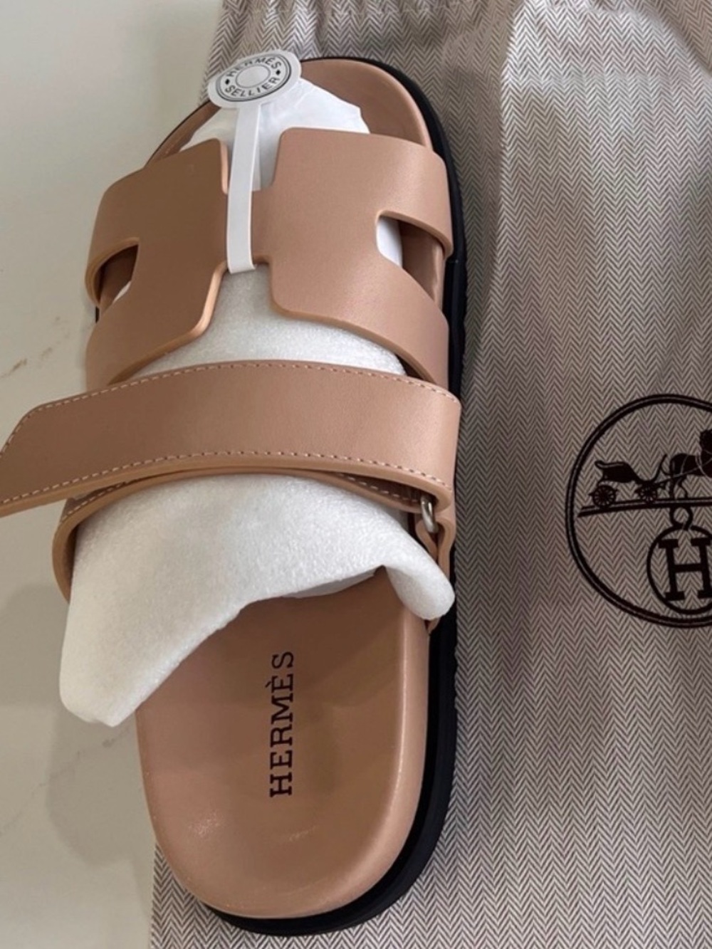Sandals in Nude/Tan